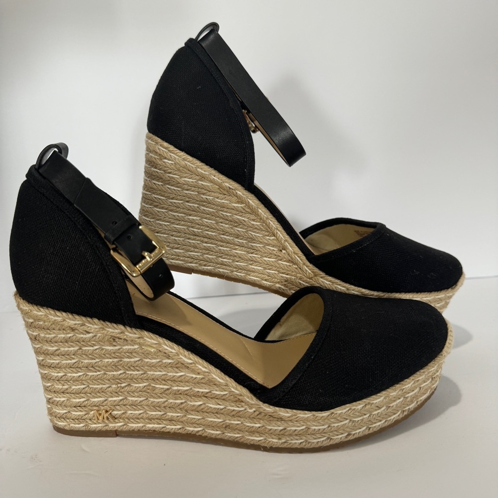Michael Kors Kendrick Wedge Women’s Black Espradrille US10M